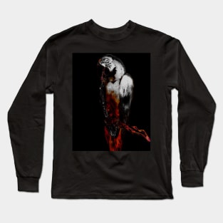 BEAUTIFUL SILVERED MACAW Long Sleeve T-Shirt